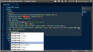 CSS how to  image sprites thewebclever.com