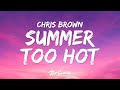 Chris Brown - Summer Too Hot (Lyrics)