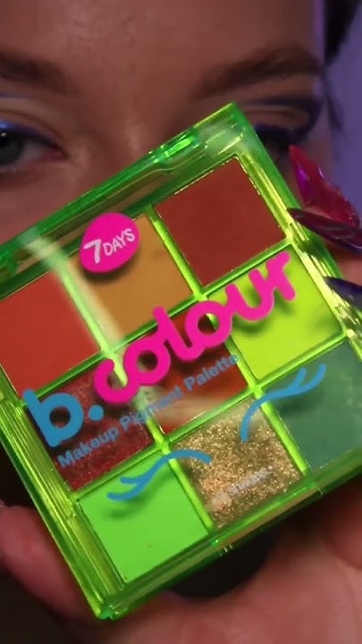 Сохраняй, туториал креативный макияж 7DAYS Жидкие тени хамелеон 😱 ...