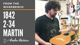 1842 2-34 Martin - From the Workbench | Gruhn Guitars Repair Shop in Nashville, TN