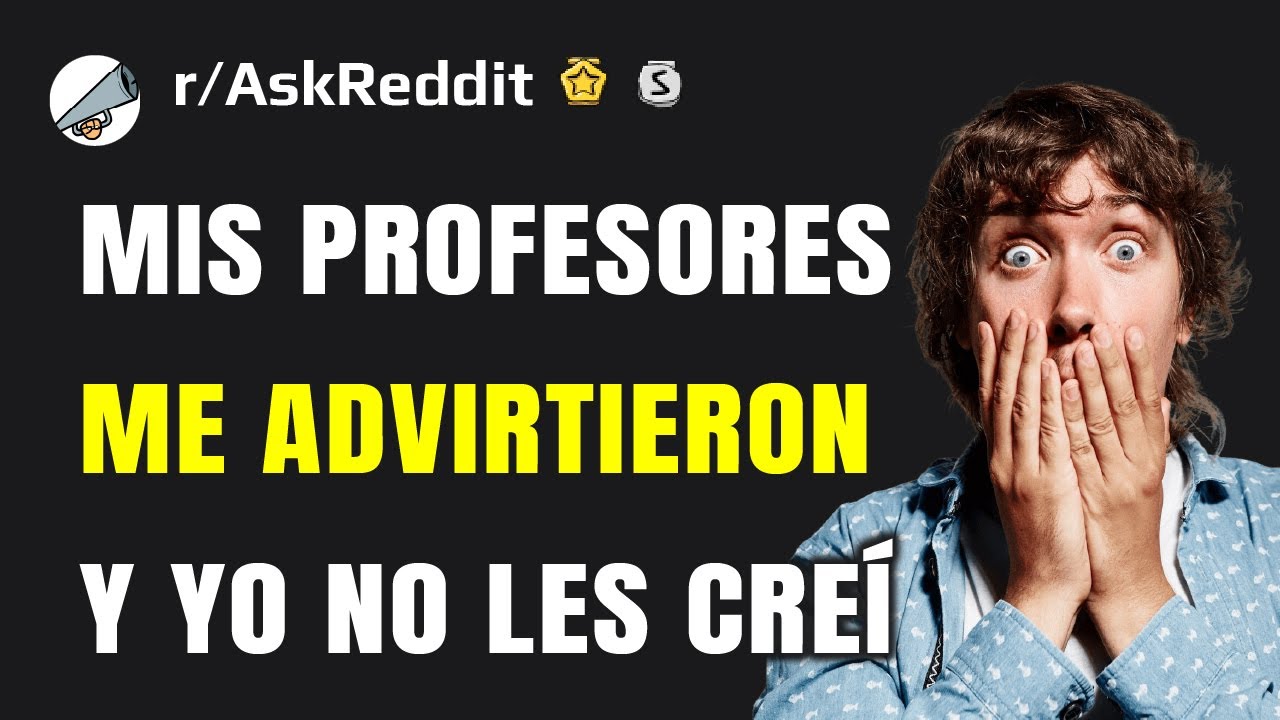 ¿De qué te advirtieron en la escuela y se hizo realidad?