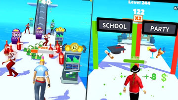 Run Rich 3D 👸🤑 NEW UPDATE!! All Levels Gameplay Walkthrough Levels 243-246 Yk9012