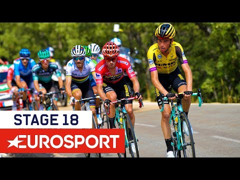 Video: Vuelta a Espana 2019, etapa 18: Primož Roglič vztraja v rdečem dresu