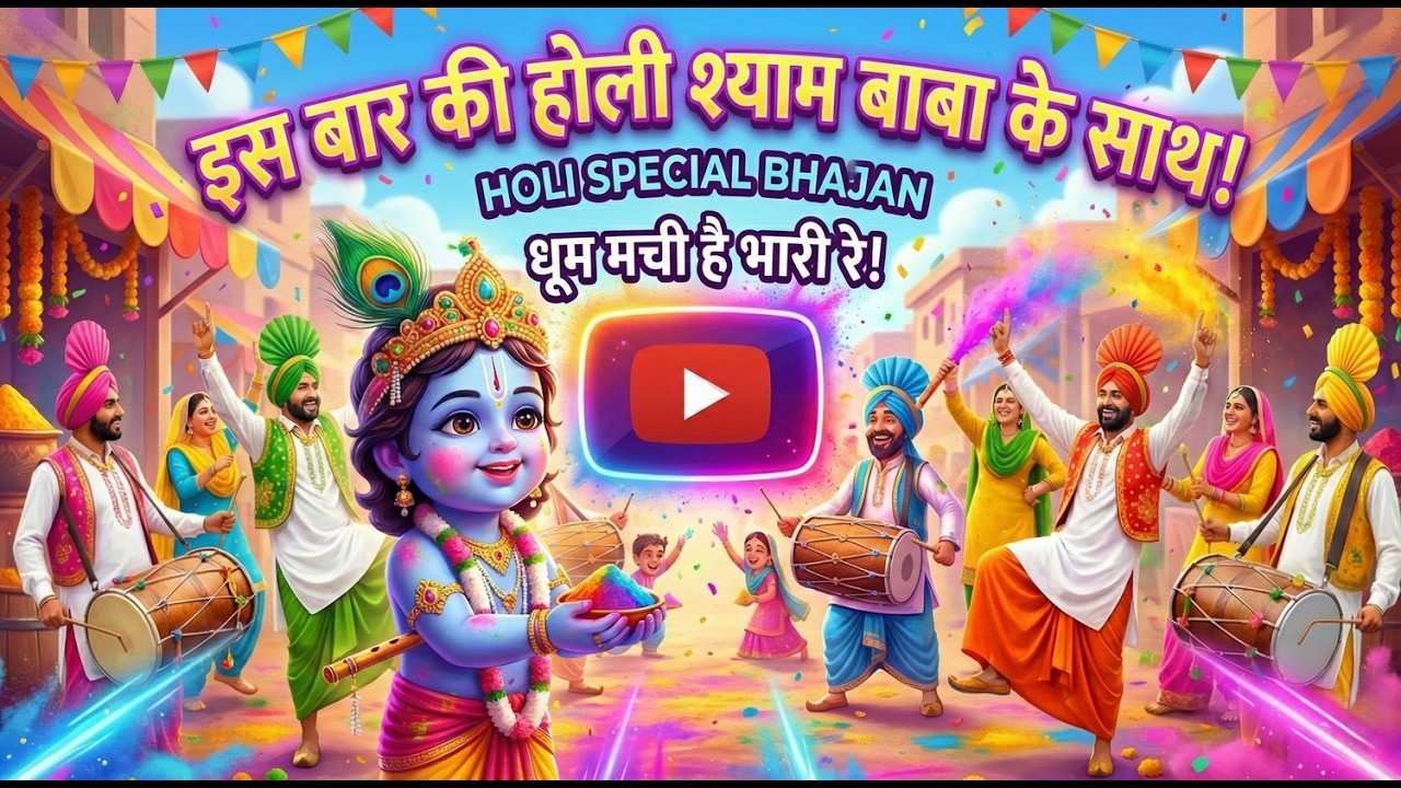 होली खेलन आया श्याम 🔱 मोरछड़ी का जादू 🔱 फागुन की रुत आई | Non-Stop Khatu Shyam Holi Bhajans 2026 |