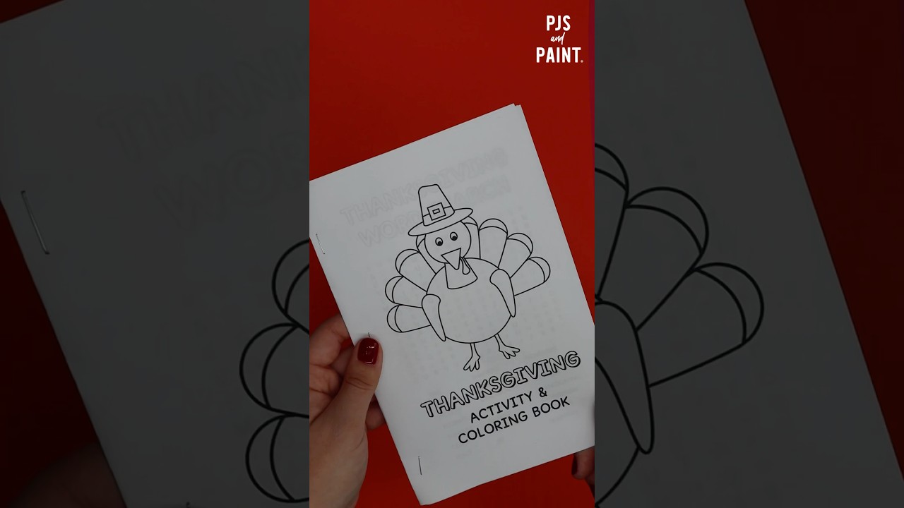 Thanksgiving activity booklet for kids