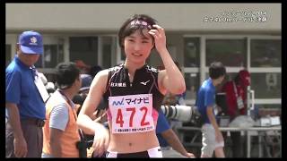 2019高校総体陸上　女子400mハードル決勝