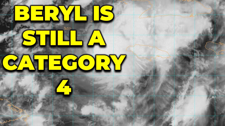Beryl is still Category 4 hurricane