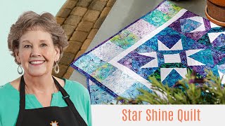 How To Make A Star Shine Quilt - Free Quilting Tutorial