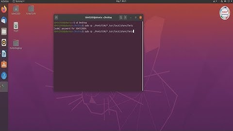 (TDMIT) Hướng dẫn Cài Fonts chữ hỗ trợ Tiếng Việt Unicode, TCVN (ABC), VNI ... cho Ubuntu
