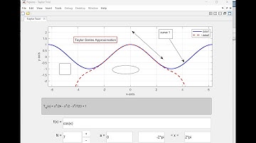 Video 30 Matlab how to create taylor series - expansion of function