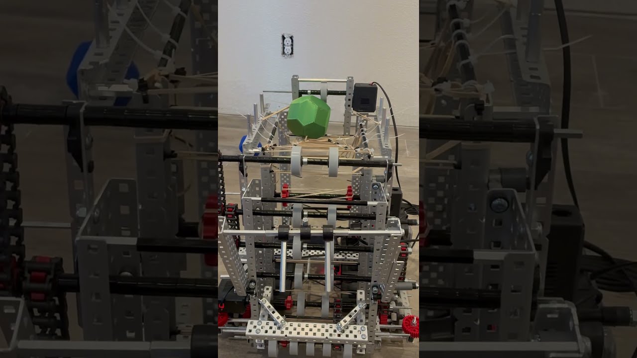 VEX Push Back New Robot Full Cycle Why NOt 76058A Pushback Vexrobotics