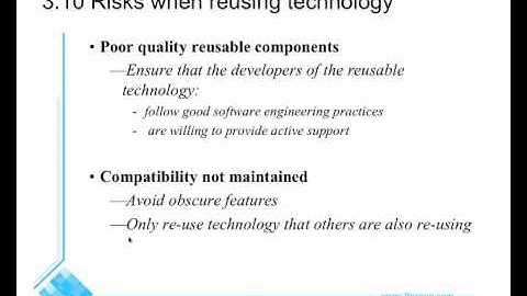SEEG2105-Ch3-RisksInReuseAndReusability