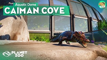 CAIMAN COVE Habitat AQUATIC DOME Planet Zoo Aquatic Pack Speedbuild 05
