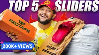 5 BEST REDTAPE SLIDERS/FLIP FLOP/SLIPPERS FOR MEN 🔥 Haul Review 2023 | ONE CHANCE