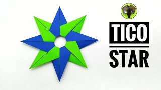 Tico Star - 8 Pointed (Design by Maria Sinayskaya) - DIY Modular Tutorial by Paper Folds - 698 screenshot 2