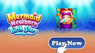 Mermaid Newborn Party Game - IMOBSTUDIO  #shots #barbie #viralvideo #trending #gameplay #marmaid screenshot 3