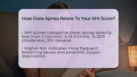How Does Apnea Relate To Your AHI Score? - Sleep Apnea Support Network