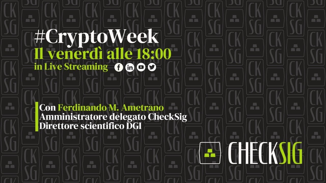 CryptoWeek #66 (13 maggio 2022)