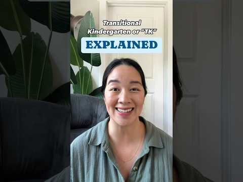 Transitional kindergarten explained