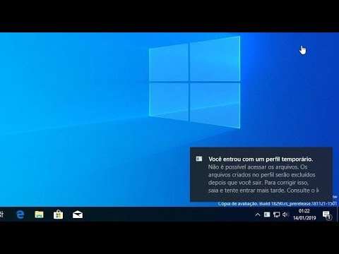 Arquivos sumiram após iniciar o Windows (perfil temporário) - Solução