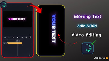 Insane Glow Text Animation in Alight Motion! (Cinematic & Smooth)||Ae like text editing💥