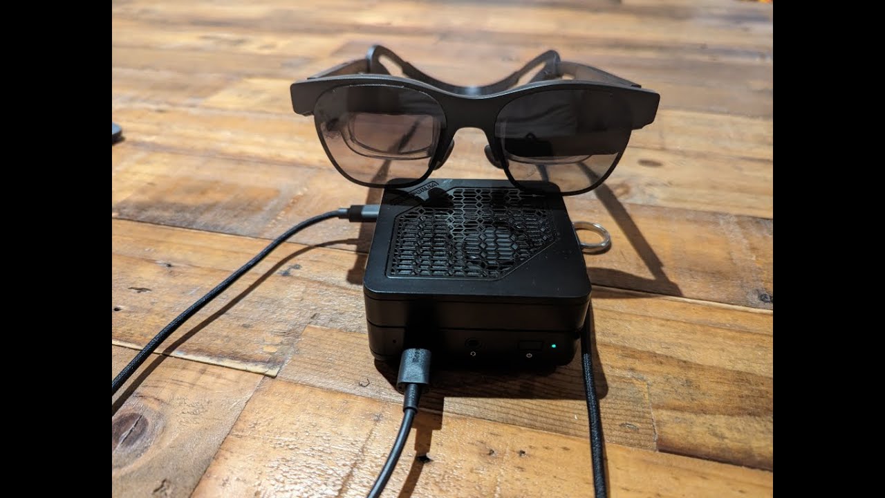 Portable Windows Puck Xreal Air - Portable Mini PC Setup - YouTube