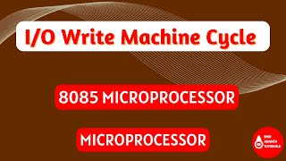 I/O write machine cycle in 8085 | Timing Diagram 8085 | Shri Ananta Tutorials - Technical