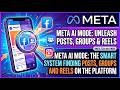 Meta AI Modeระบบอัจฉริยะค้นหาPosts, GroupsและReels บนแพลตฟอร์ม #MetaAIMode