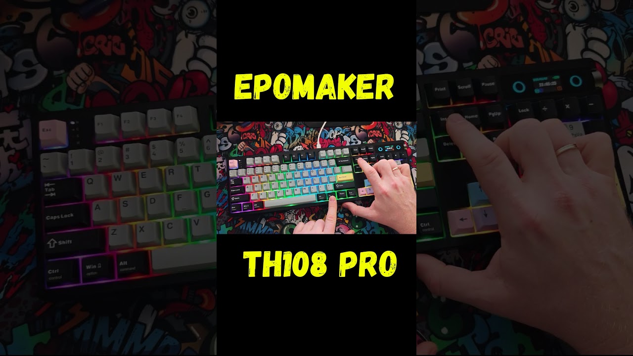 Полноразмерная клавиатура Epomaker TH108 PRO 