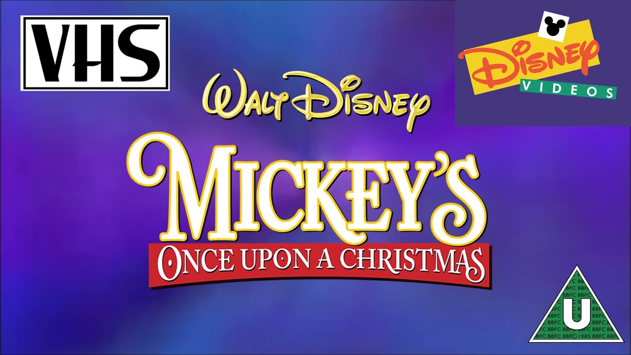 Opening to Mickey's Once Upon A Christmas UK VHS (1999) - YouTube.