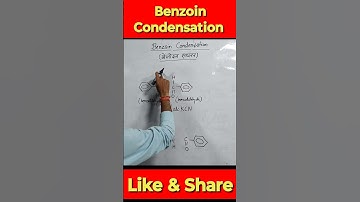 Benzoin condensation reaction trick | Benzoin condensation | Benzoin reaction |Vishal Mishra #shorts