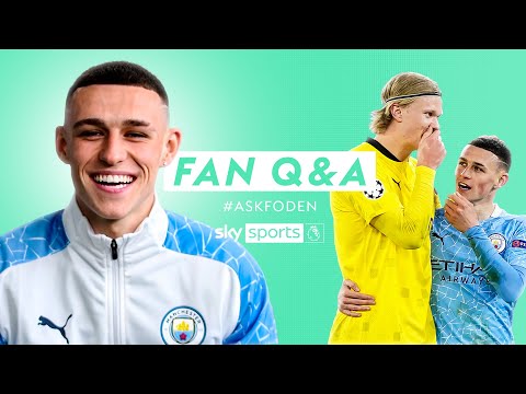 Phil Foden reveals what he REALLY said to Erling Haaland | Fan Q&A with Phil Foden #AskFoden
