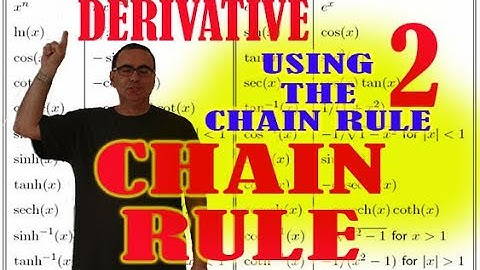 Using the Chain Rule with other Derivative rules EXAMPLE 2