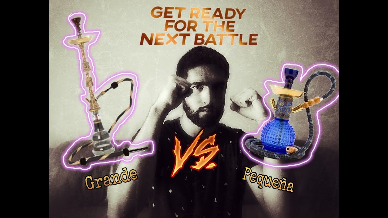 - MITOS CACHIMBEROS - shisha GRANDE vs PEQUEÑA *¿Cuál tira más?* 😙💨