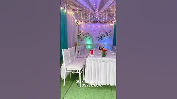 Rạp ăn hỏi xinh cho gái Sóc Sơn