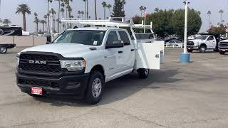 2022 Ram 2500 with Harbor utility bed and ladder rack