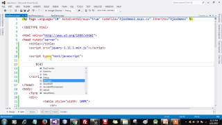 Binding data from database using Ajax Call Part 1