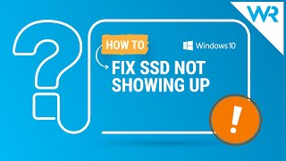 Lam skræmt mekanisme 2023 Guide to Fix SSD not showing up in Windows 10/8/7 or BIOS - YouTube