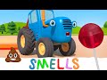 Smell game - Blue Tractor cartoon - Baby songs and kids videos