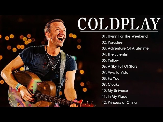 Coldplay Greatest Hits Full Album 🎤 Live Concert Setlist | Best Songs Playlist