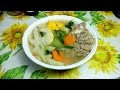 Como hacer Sopa de Res Salvadoreña (paso a paso)