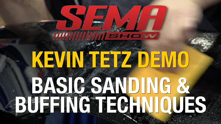 How To Sand, Buff & Polish Paint - Techniques w/ Kevin Tetz SEMA 2015 - Eastwood