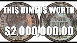 $2,000,000.00 Barber Dime!!! Holy Grail Of US Dimes! Do You Have One?
