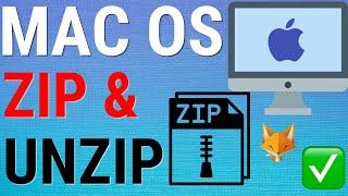 how to zip & unzip files on mac