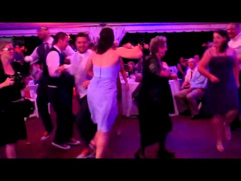 Ricky and Jane Howe Chicken Dance at Ricky and Ange's Wedding Reception