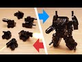 [LEGO Mini Robot Tutorial] Tank Brothers - Tank Combiner Robot(transformer mech)/ミニレゴ合体ロボ/미니 레고 합체로봇