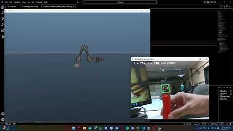 Apriltag Track Simulation with Open Manipulator X
