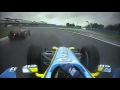 F1 classic onboard alonso hunts down schumacher in hungary