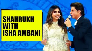 Shahrukh Khan with Isha Ambani, Daughter of Mukesh Ambani, India's richest Man