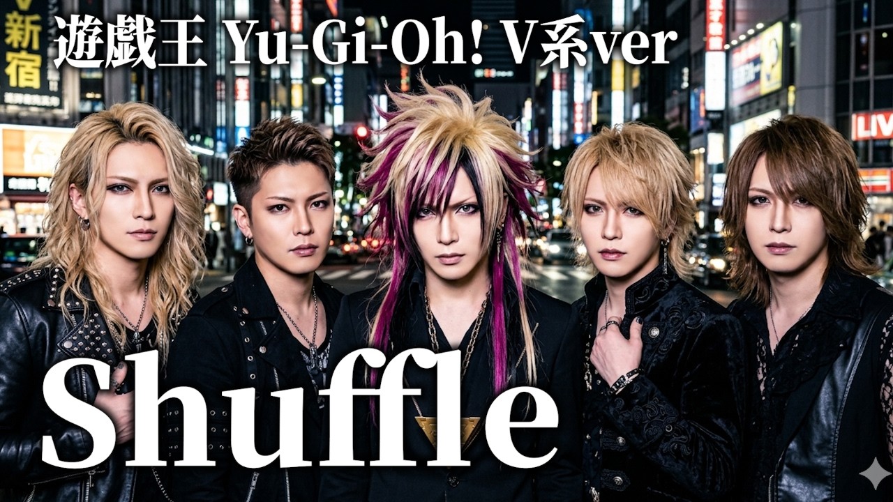 【遊戯王】「Shuffle」をV系バンドがカバーしてみた/Yu-Gi-Oh V-kei Cover【奥井雅美】/AI Cover/AIカバー